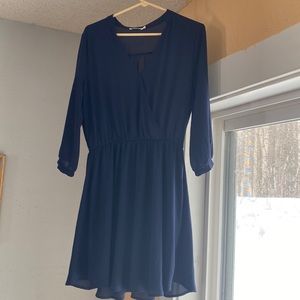 Dark Blue Lush Dress Sz L